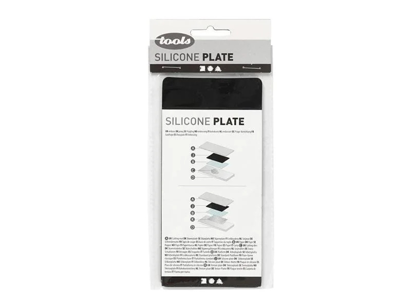 Creativ Company Kunststoffplatte aus Silikon für A5 und A4, 15.3 x 21.6 cm
