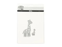 Creativ Company Stanzschablone 5.4 x 9.2 + 2.1 x 3.5 cm, Giraffe