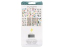 American Crafts Stickerbuch Bold + Brave 249 Stück, Mehrfarbig
