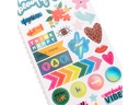American Crafts Stickerbuch Bold + Brave 249 Stück, Mehrfarbig