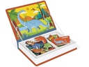 Janod Beschäftigungsspielzeug Magnetbuch Dinosaurier