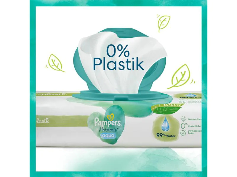 Pampers Feuchttücher Harmonie Aqua Giga Pack 15 x 48 Stk.
