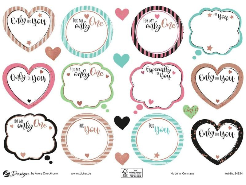 Avery Zweckform Motivsticker A5 DEKO For You