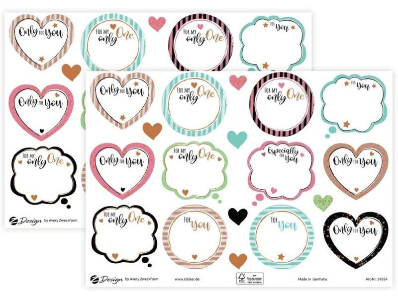 Avery Zweckform Motivsticker A5 DEKO For You