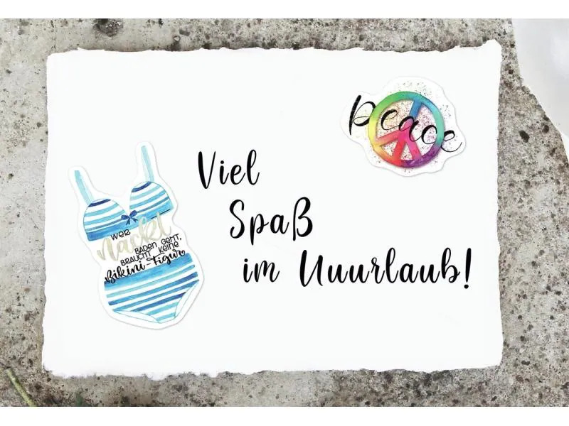 Avery Zweckform Motivsticker A5 Lettering Umweltsprüche
