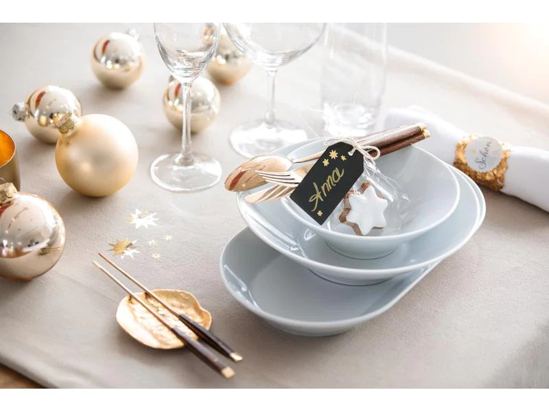 Avery Zweckform Motivsticker Christmas Sterne 1 Stück, Gold