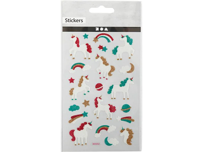 Creativ Company Glitzersticker 10 x 16 cm 1 Blatt, Buchstaben