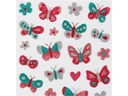 Creativ Company Glitzersticker 10 x 16 cm 1 Blatt, Schmetterling
