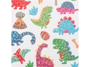 Creativ Company Glitzersticker 15 x 16.5 cm 1 Blatt, Dinosaurier