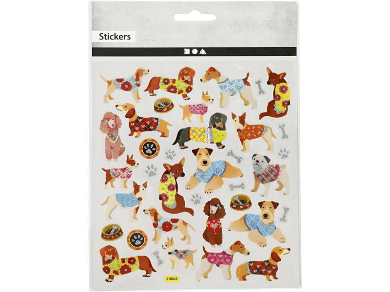 Creativ Company Motivsticker 1 Blatt Hunde