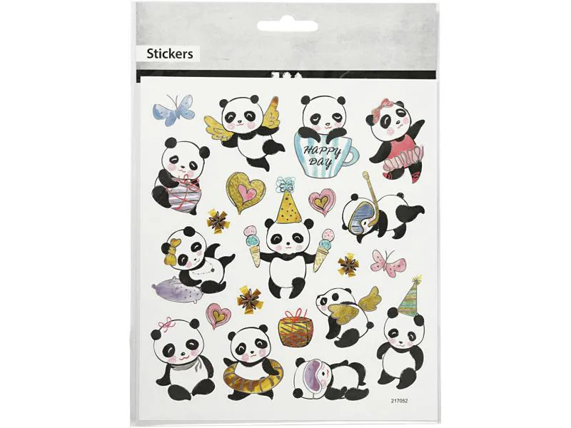 Creativ Company Motivsticker 1 Blatt Panda