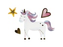 Creativ Company Motivsticker 15 cm x 16.5 cm Einhorn, 1 Blatt