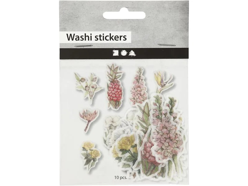 Creativ Company Motivsticker Blumen 30 Stück