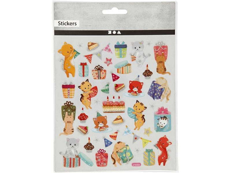 Creativ Company Motivsticker Katze/Geburtstag 1 Blatt