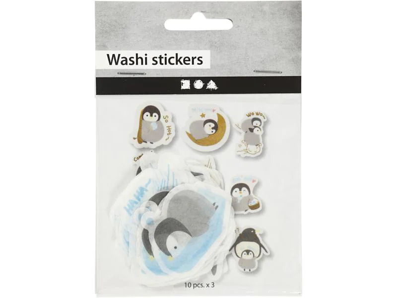 Creativ Company Motivsticker Pinguin 30 Stück