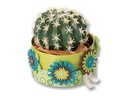 Folia Motivsticker Blumen Lime   11 Stück