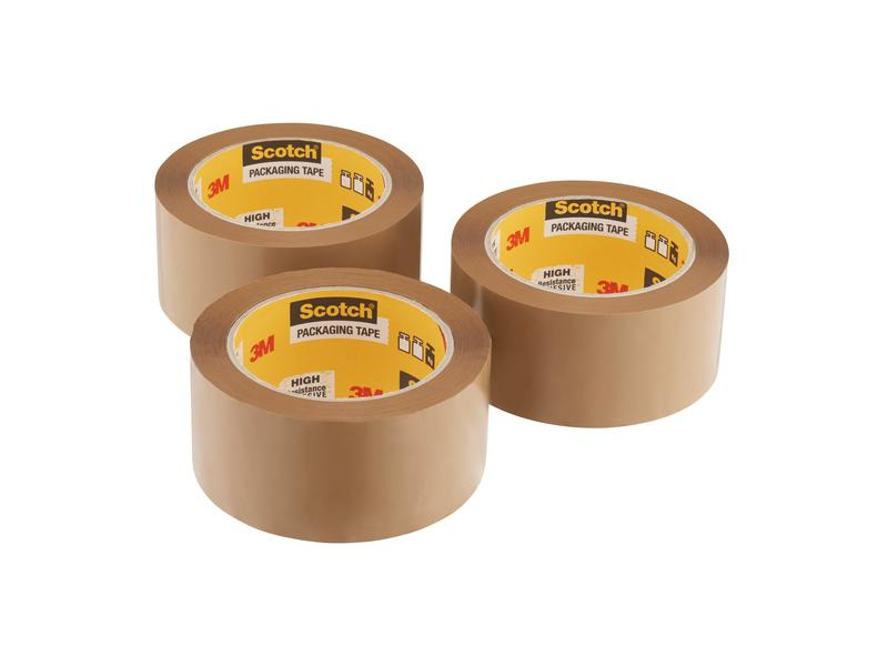 Scotch Klebeband Heavy 5 cm x 66 m Braun 3 Rollen