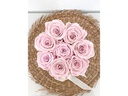Soli Collection Trockenblumen Rosen 8 Stück, Rosa