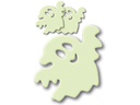 HERMA Motivsticker Gespenst, Nachtleuchtend
