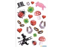 Herma Stickers Motivsticker Glücksymbole 2 Blatt à 38 Sticker Mehrfarbig