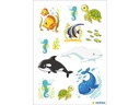 Herma Stickers Motivsticker Wale &amp; Freunde 3 Blatt à 36 Sticker Mehrfarbig