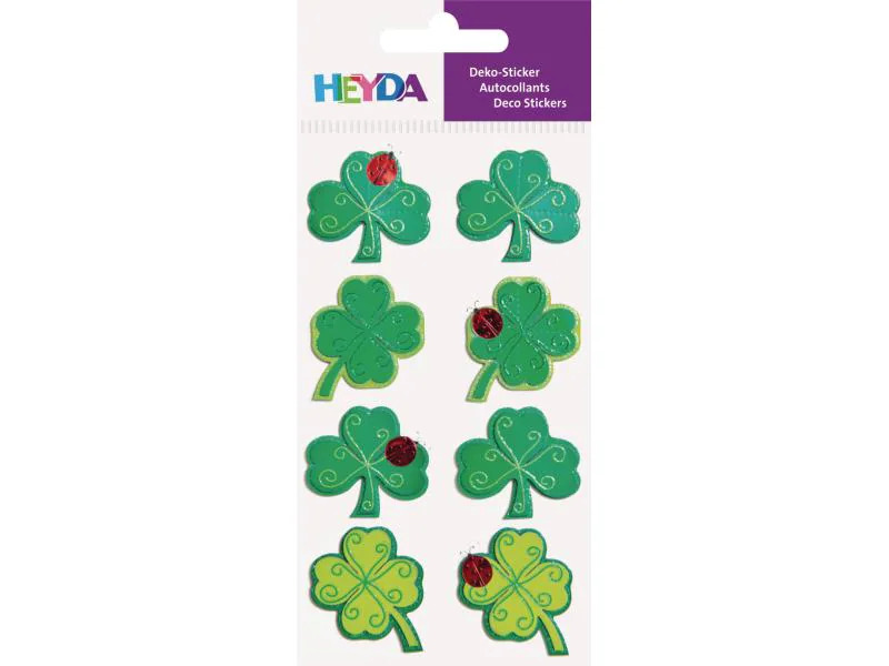 Heyda Motivsticker Mix Kleeblatt