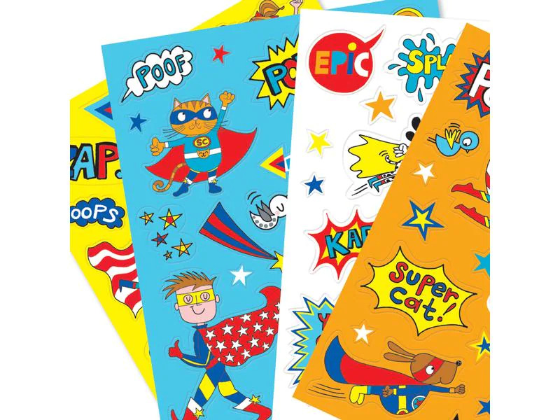 Rachel Ellen Stickerbuch Superman 80 Stück