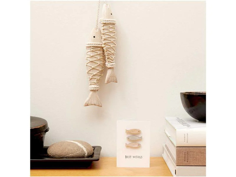Rico Design Motivsticker Seestern/Fische 24 Stück Nature
