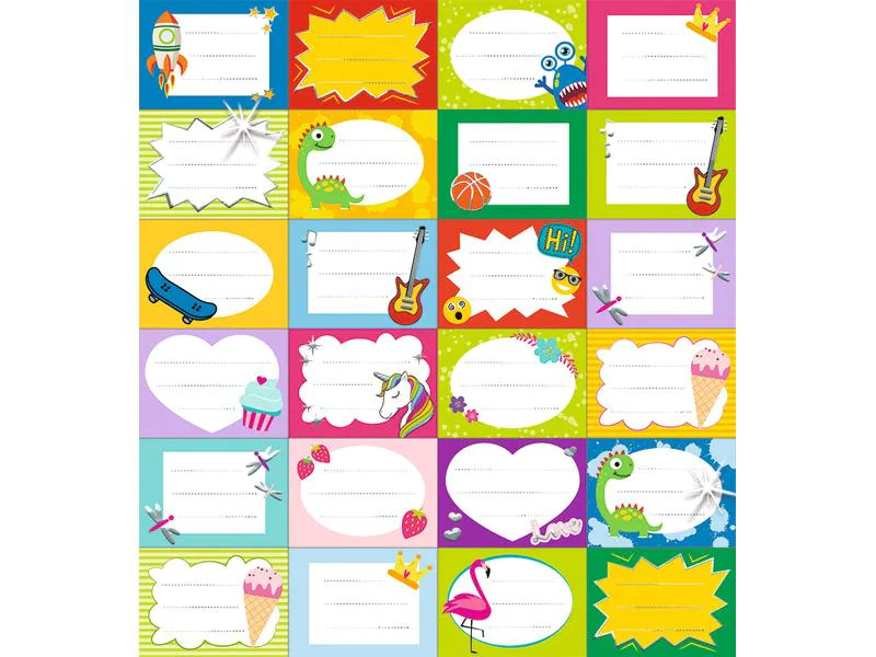 URSUS Glitter Fun Monster 4 Blatt, 150 Sticker