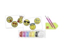 URSUS Motivsticker Diamond Painting Smileys Gelb  1 Stück