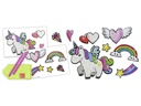 URSUS Motivsticker Diamond Painting Unicorn Pink/Weiss  1 Stück