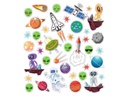URSUS Motivsticker Glitter Fun Dinos 4 Blatt, 138 Sticker
