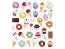 URSUS Motivsticker Glitter Fun Einhorn 4 Blatt, 151 Sticker