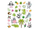 URSUS Motivsticker Glitter Fun Meerestiere 4 Blatt, 136 Sticker