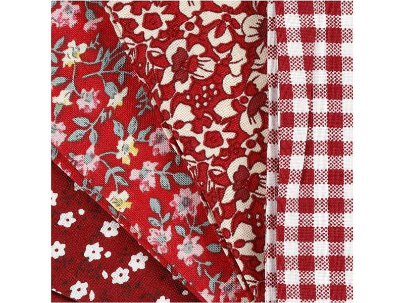 Creativ Company Stoff Fabric 4-teilig, 45 cm  55 cm