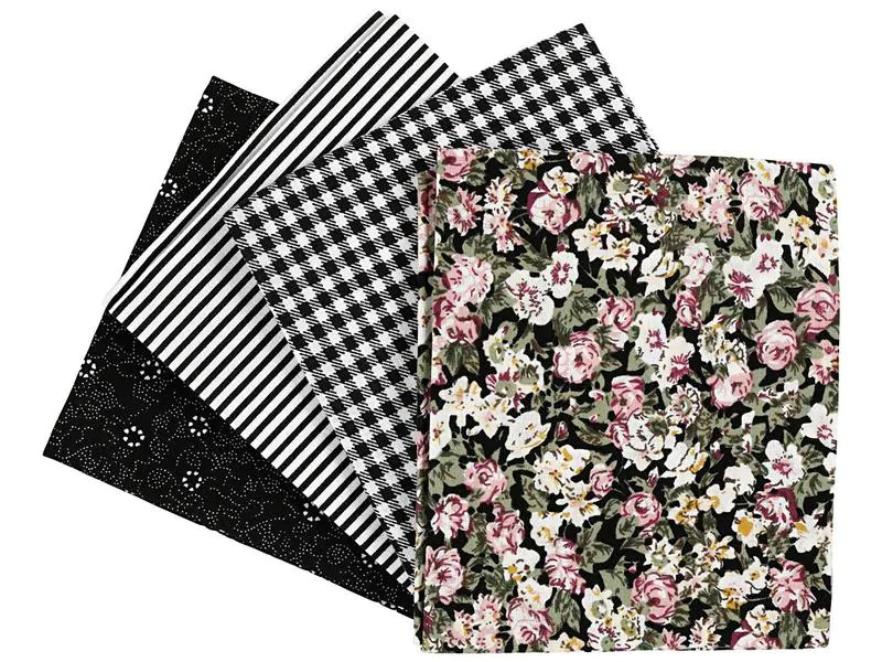 Creativ Company Stoff Fabric 4-teilig, 45 cm  55 cm