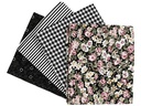 Creativ Company Stoff Fabric 4-teilig, 45 cm  55 cm