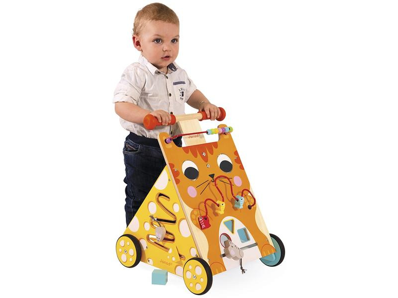 Janod Lauflernwagen Katze Multi-Activity