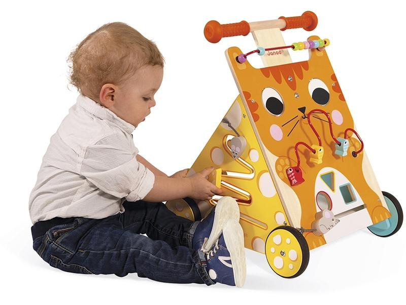 Janod Lauflernwagen Katze Multi-Activity