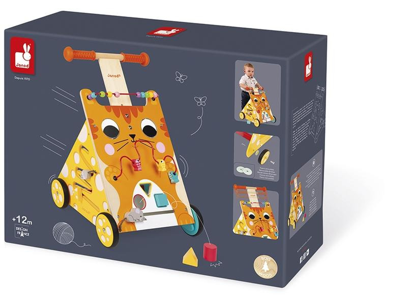 Janod Lauflernwagen Katze Multi-Activity
