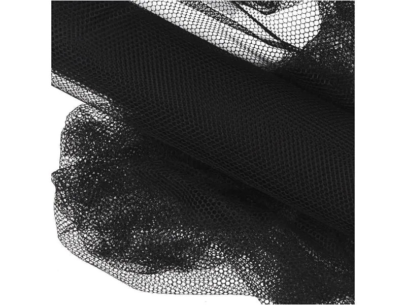 Creativ Company Tüll  50 cm x 5 m Schwarz