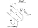 Markslöjd Wandleuchte MULTI 1x E27, Weiss