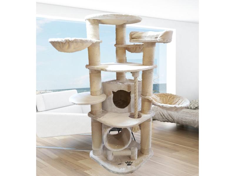PetHomes Kratzbaum Mallorca 188cm crème