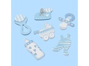 HobbyFun Miniatur-Figur Baby Junge Hellblau