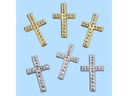 HobbyFun Streudeko Kreuz 6 Stück
