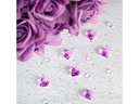 Partydeco Streudeko Diamanten 1.2 cm, 100 Stück, Transparent