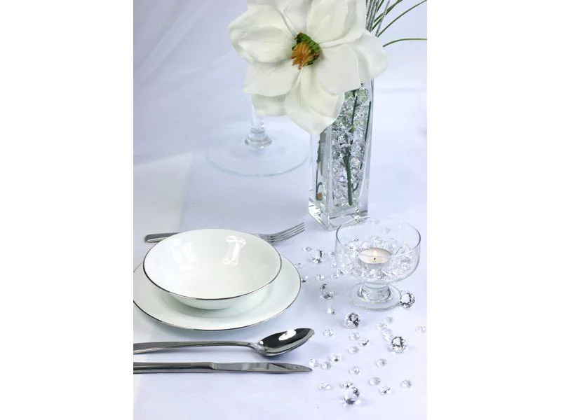 Partydeco Streudeko Diamanten 2 cm, 10 Stück, Transparent