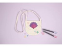 Creativ Company Brustbeutel 15x14 cm, Natur, Muschel, 1 Stk.