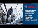 Bosch Professional Akku-Bohrhammer GBH 18V-36 C 2 x 8.0Ah ProCORE