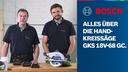 Bosch Professional Akku-Kreissäge GKS 18V-68 GC 2 x 5.5Ah ProCORE